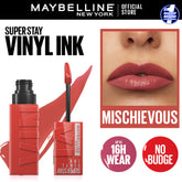 Original Maybelline Superstay Vinyl Ink Liquid Lipstick - Mischievous 62